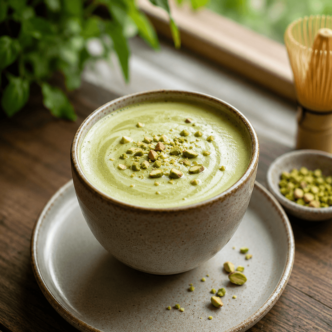 Pistachio Matcha at USCO Cafe in Shahpur Jat