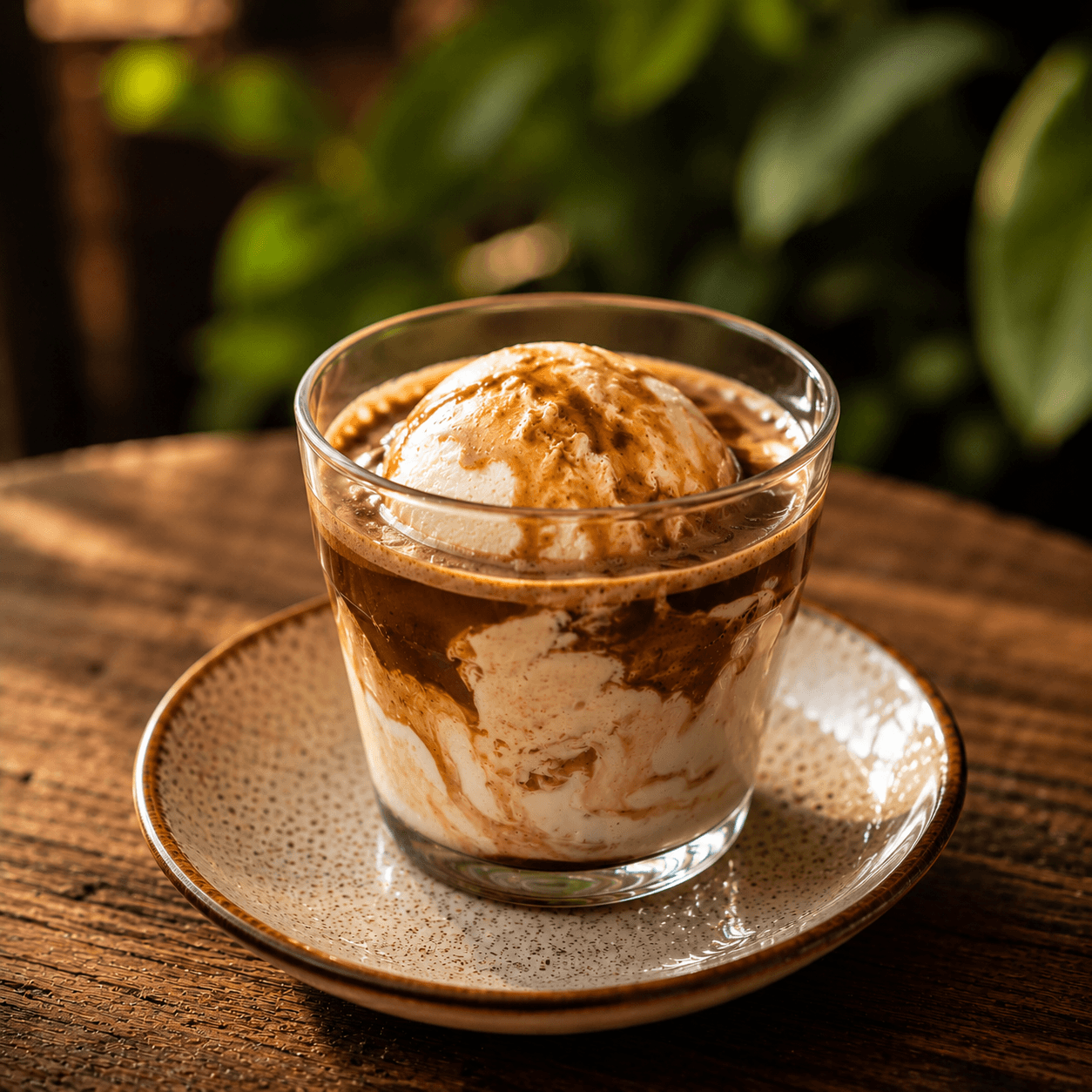 Affogato at USCO Cafe in Shahpur Jat