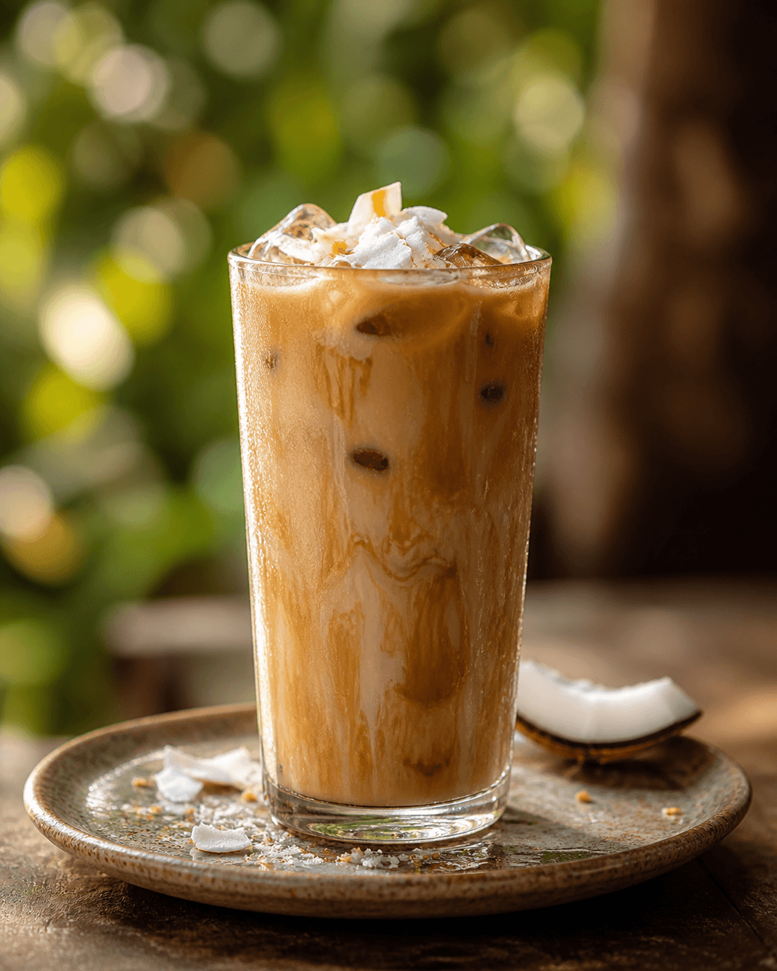 Coconut & Jaggery Iced Latte