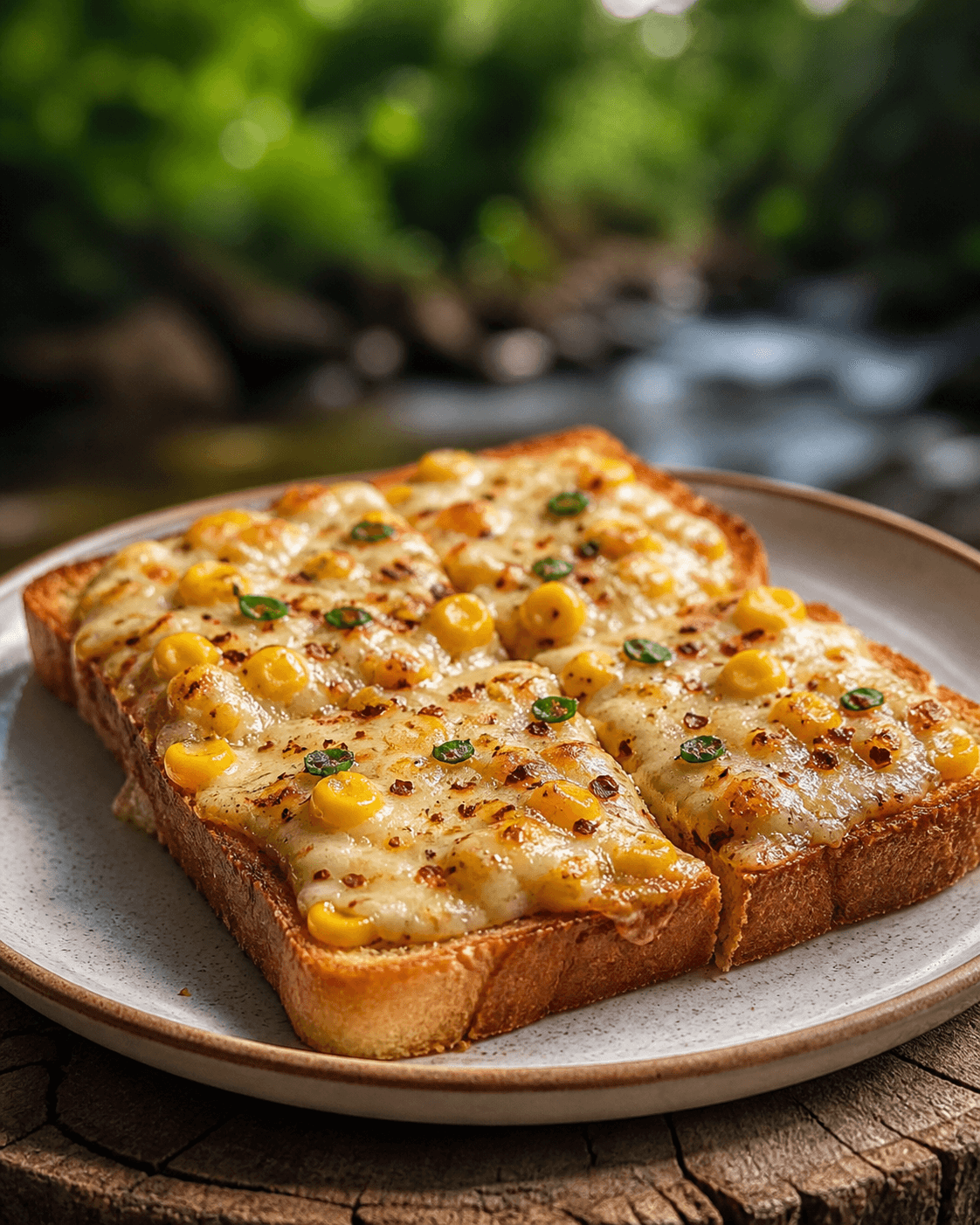 Corn Chilli Cheese Toast